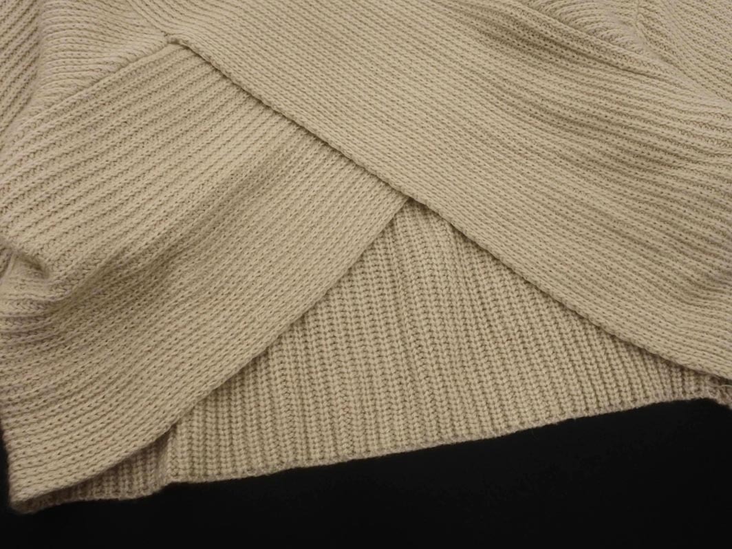 INGNI イング カシュクール風 ドルマン ニット セーター sizeM/ベージュ ◇■ ☆ fjc8 レディース_画像4