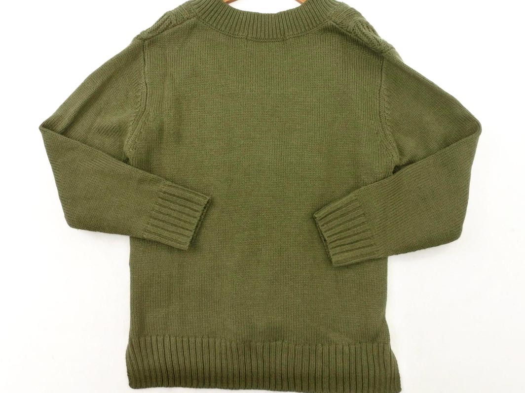 Rope Picnic ロペピクニック Vネック ケーブル編み ニット セーター size38/カーキ ◇■ ☆ fjc8 レディース_画像5