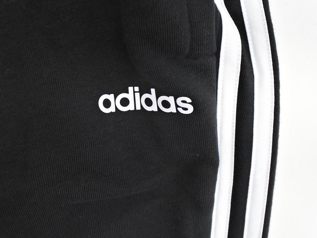 adidas アディダス ロゴ プリント トラック パンツ sizeOT/黒 ■■ ☆ fjc8 レディース_画像4