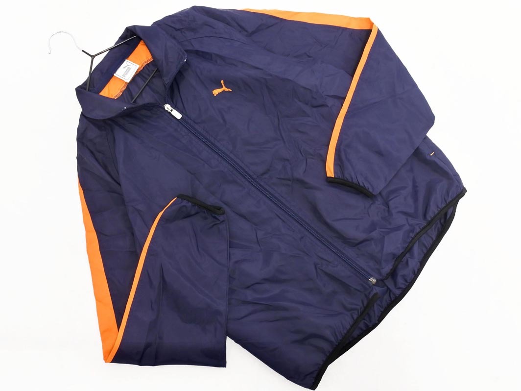 PUMA Puma грузовик Zip выше жакет sizeM/ темно-синий *# * fjc8 женский 