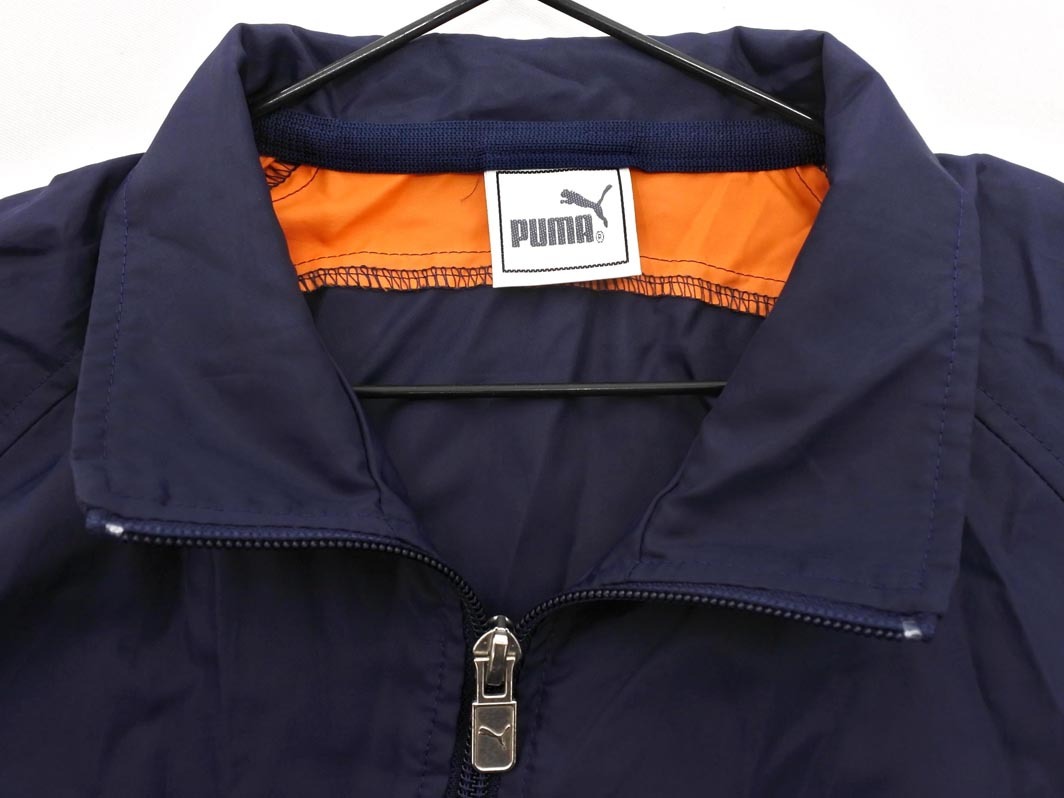 PUMA Puma грузовик Zip выше жакет sizeM/ темно-синий *# * fjc8 женский 