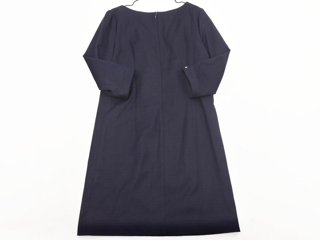 QUEENS COURT クイーンズコート Iライン ワンピース size2/紺 ◇■ ☆ fjc8 レディース_画像6