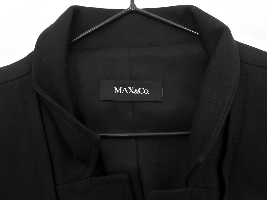 MAX&Co. マックスアンドコー ジャケット size38/黒 ◇■ ☆ fjc8 レディース_画像4