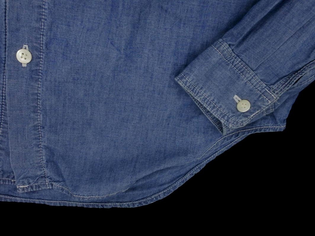 45rpm 45a-rupi- M капот Denim рубашка синий *# * fjc8 мужской 