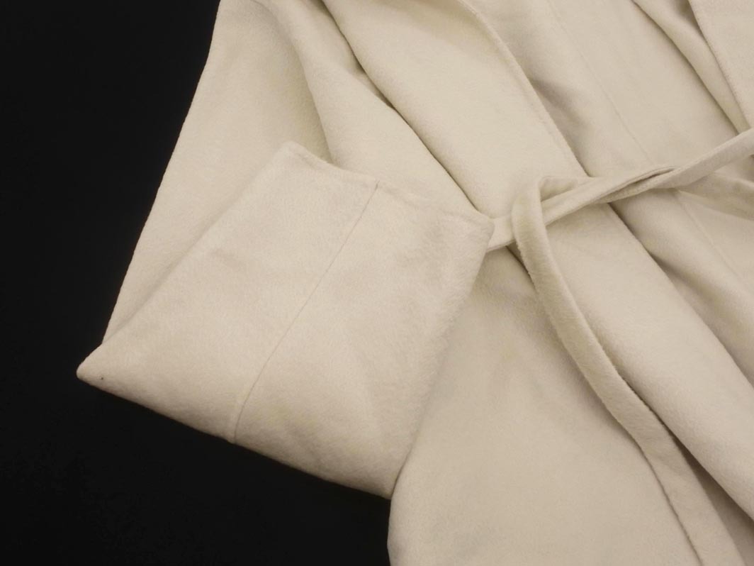 snidel スナイデル ウール混 フーディ ラップ ジャケット sizeONE/アイボリー ◇■ ☆ fjc8 レディース_画像2