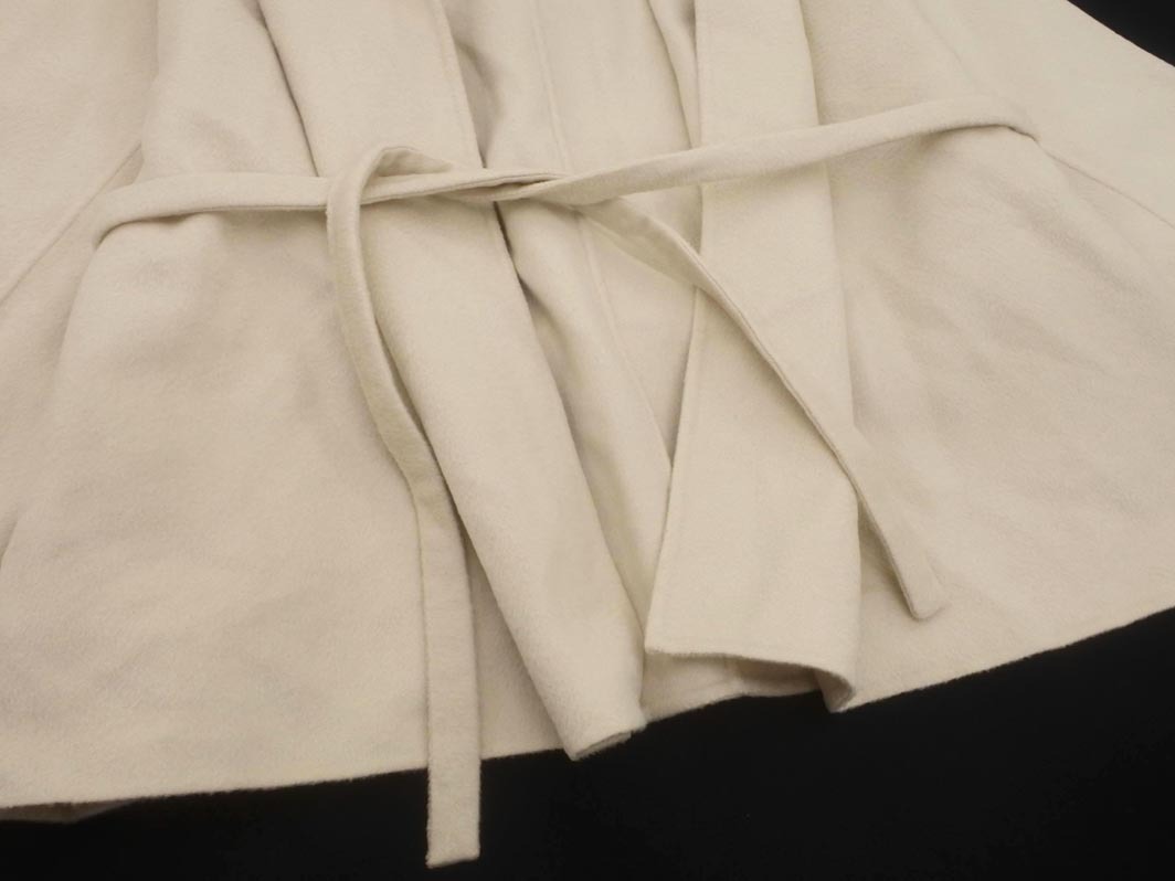 snidel スナイデル ウール混 フーディ ラップ ジャケット sizeONE/アイボリー ◇■ ☆ fjc8 レディース_画像4