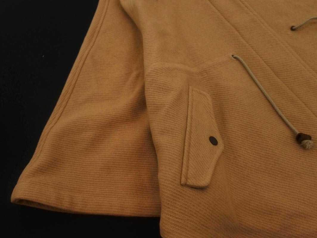 JOURNAL STANDARD ジャーナルスタンダード ウール混 フーディ ポンチョ コート ベージュ ◇■ ☆ fjc8 レディース_画像2