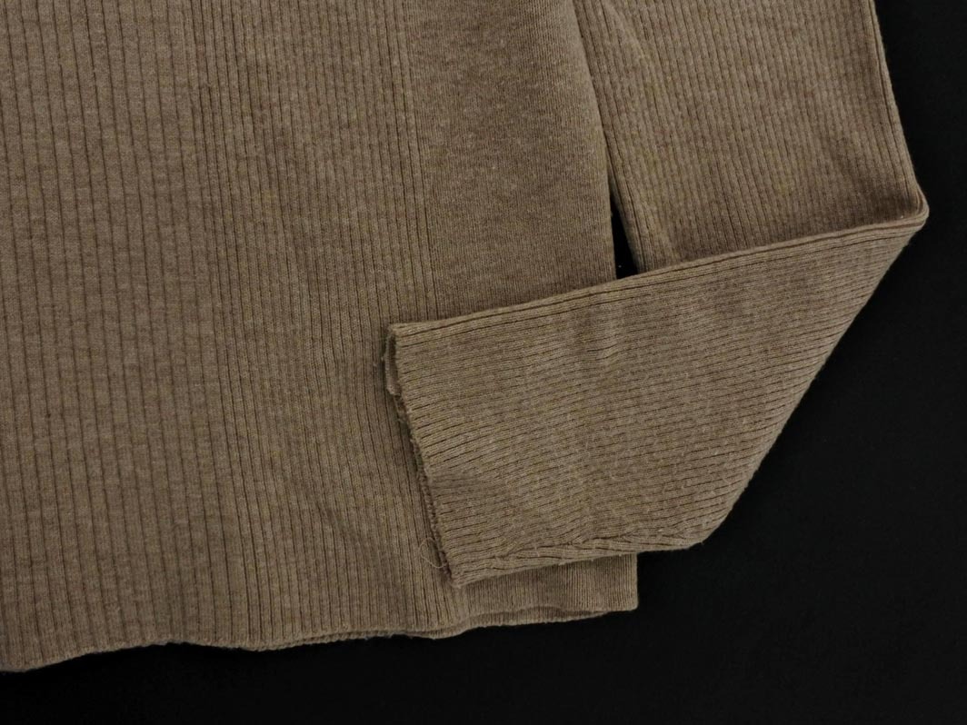 N. エヌ ナチュラルビューティーベーシック パールビーズ タートルネック ニット セーター sizeM/ベージュ ◇■ ☆ fjc9 レディース_画像2