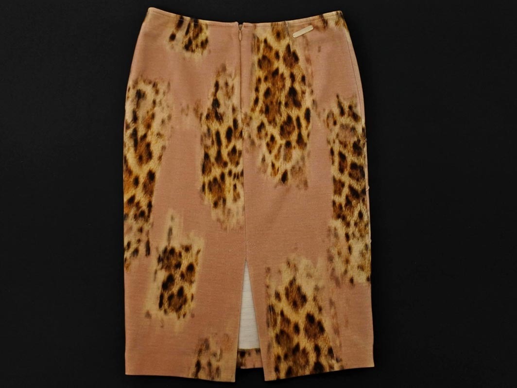 Blumarine ブルマリン ウール混 総柄 タイト スカート size38/ベージュ ◇■ ☆ fjc9 レディース_画像5