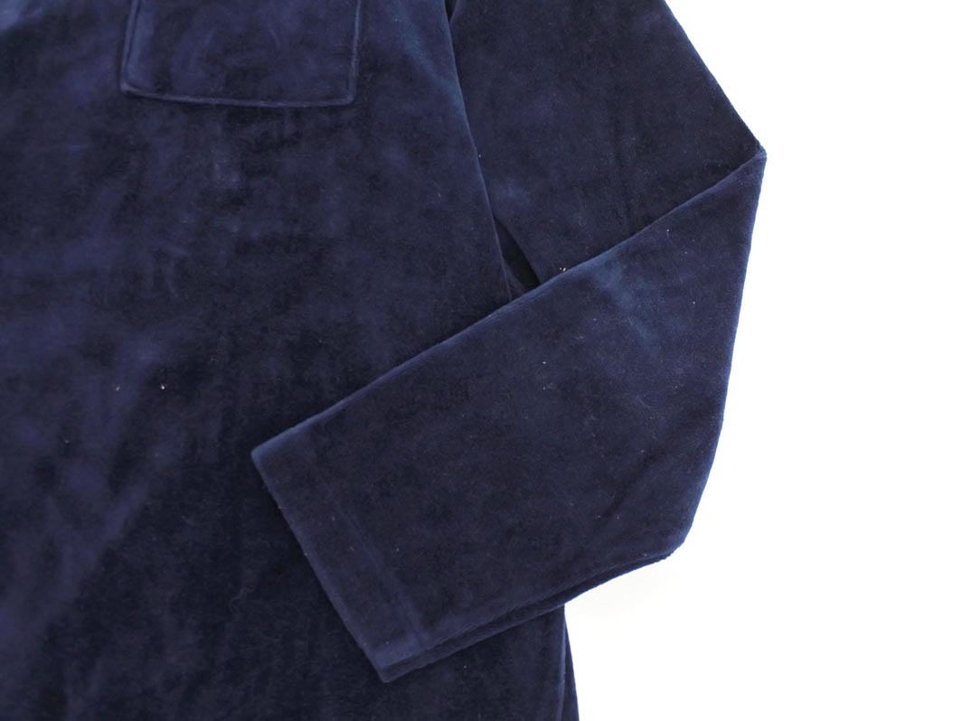 RAGEBLUE レイジブルー ベロア ポケット プルオーバー カットソー sizeS/紺 ◇■ ☆ fjc9 メンズ_画像3