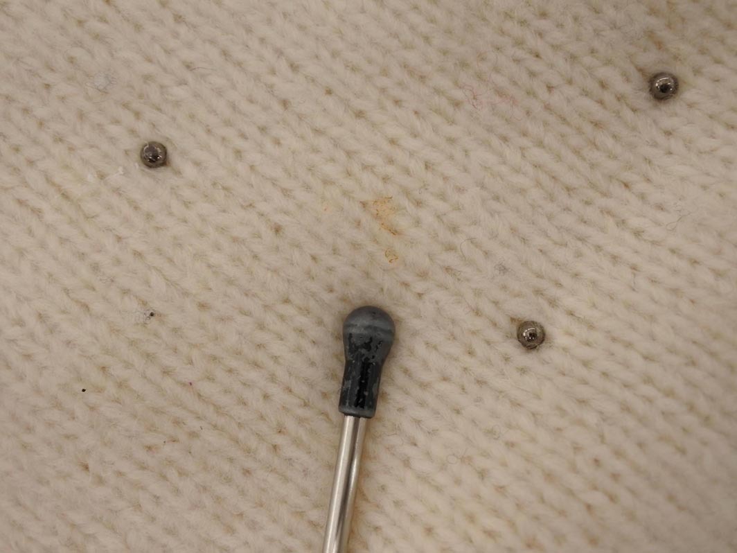 ZARA ザラ ビーズ ニット セーター sizeS/アイボリー ◇■ ☆ fjc9 レディース_画像4