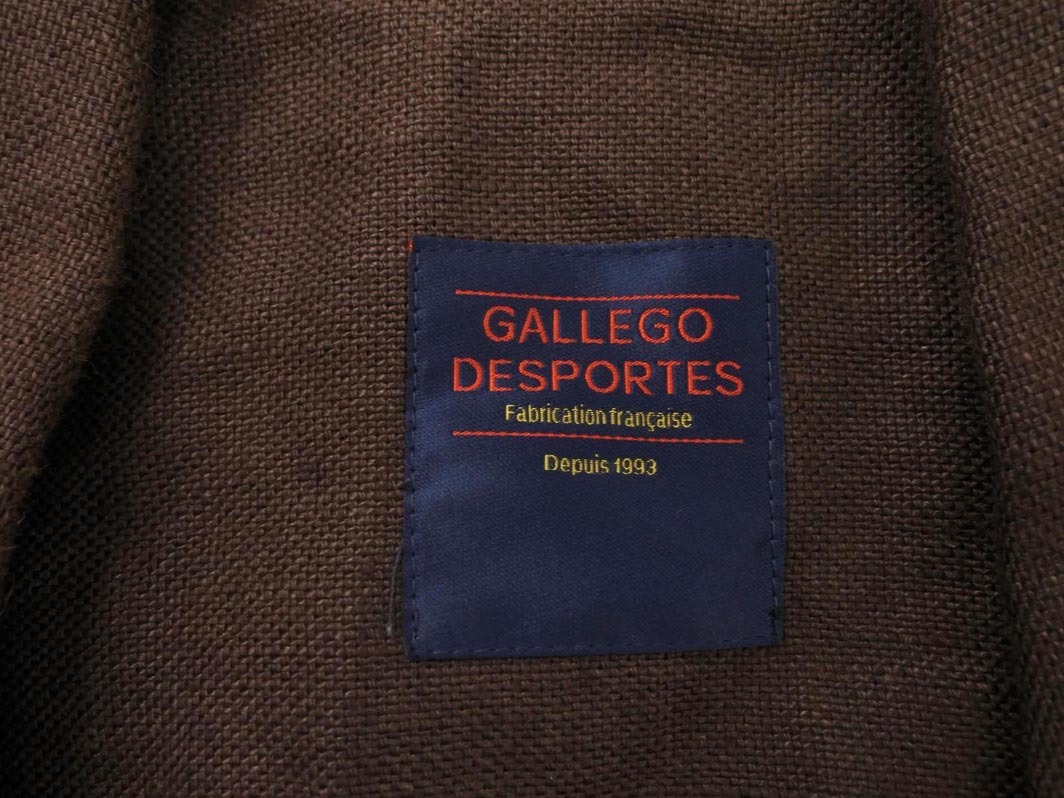 GALLEGO DESPORTIES ギャレゴデスポート リネン100% ロング コート 茶 ■◇◎ ☆ fjc8 レディース_画像9