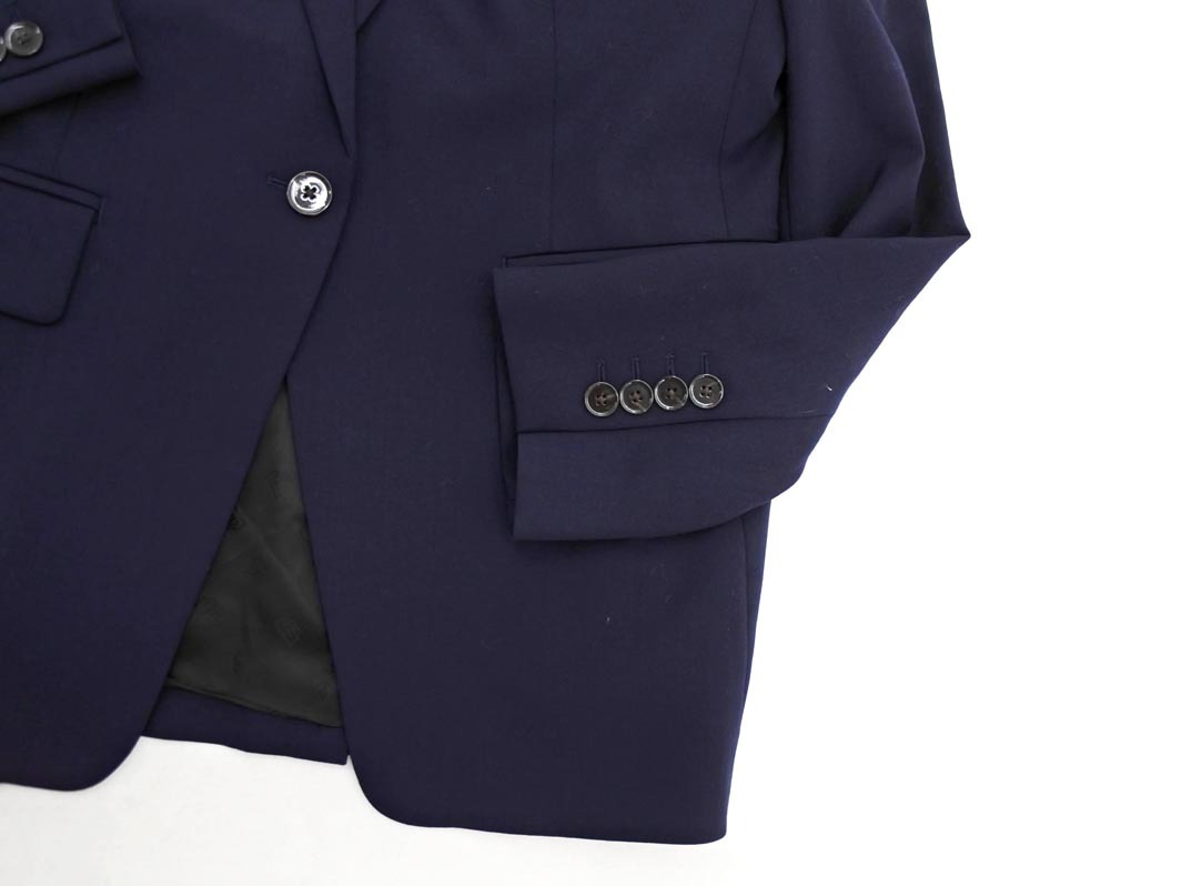 BANANA REPUBLIC バナナリパブリック テーラード ジャケット size4/紺 ◇■ ☆ fjc9 レディース_画像2