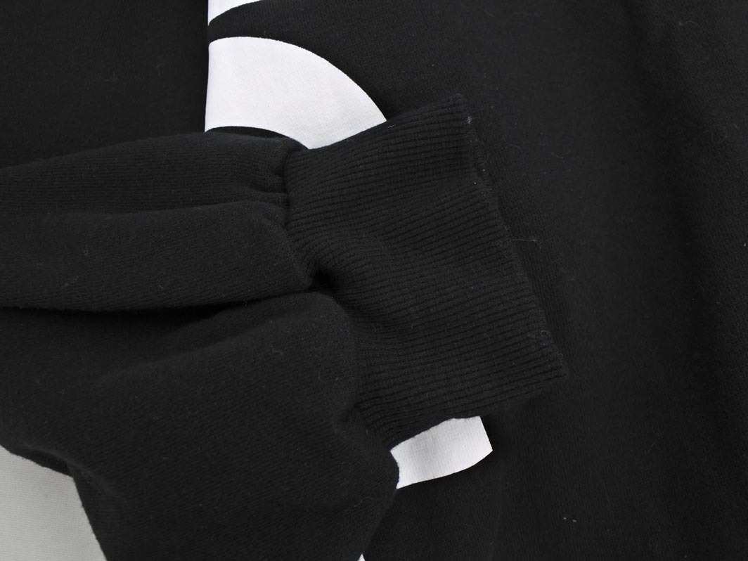 RODEO CROWNS ロデオクラウンズ ロゴ プリント 刺繍 ビッグシルエット スウェット sizeF/黒 ◇■ ☆ fjc9 レディース_画像3