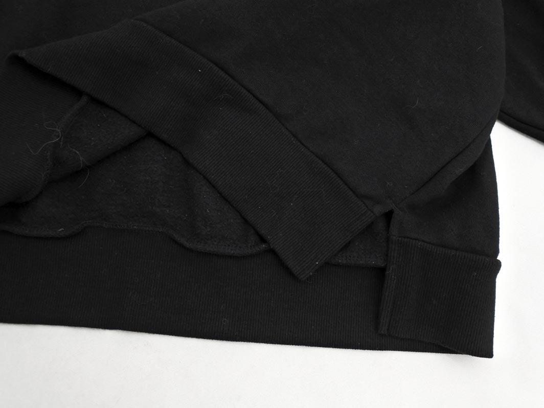 RODEO CROWNS ロデオクラウンズ ロゴ プリント 刺繍 ビッグシルエット スウェット sizeF/黒 ◇■ ☆ fjc9 レディース_画像5