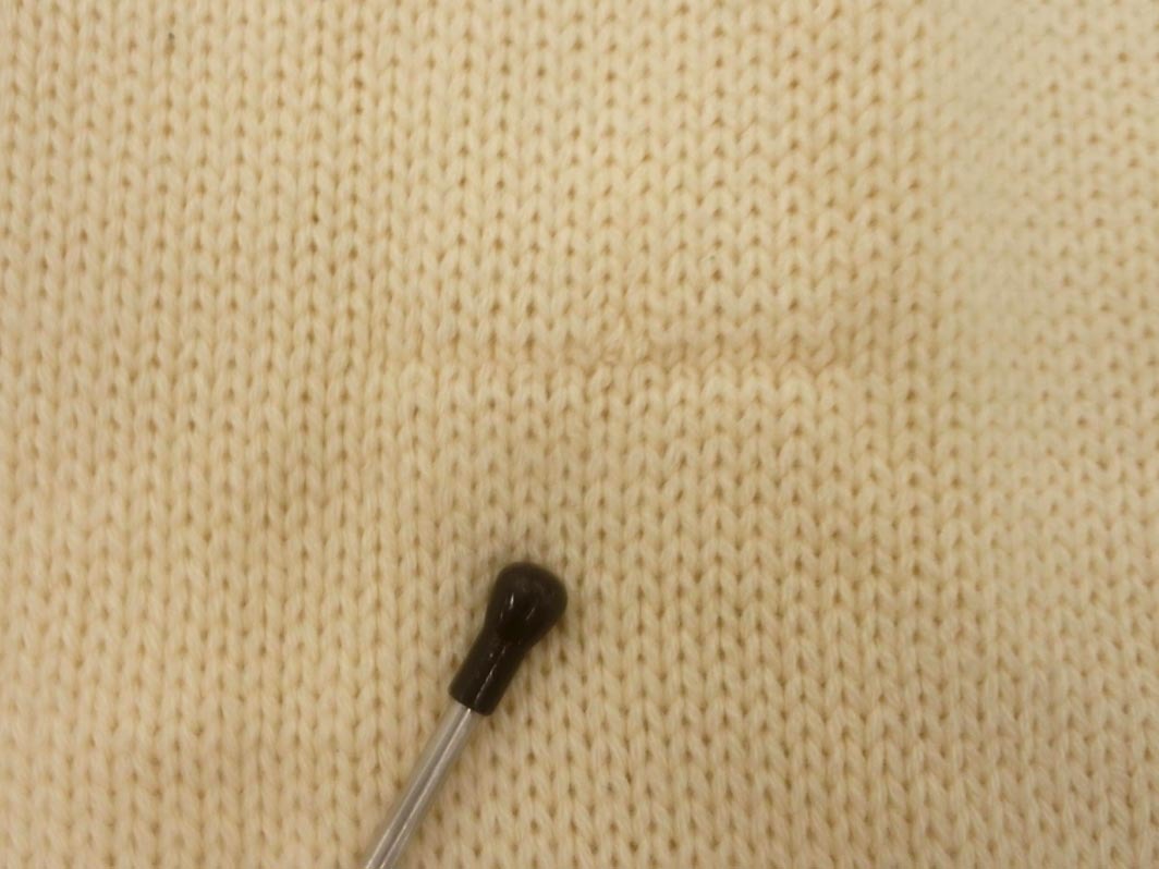 earth music&ecology アースミュージック＆エコロジー Vネック ニット セーター sizeF/オフホワイト ◇■ ☆ fjc9 レディース_画像4