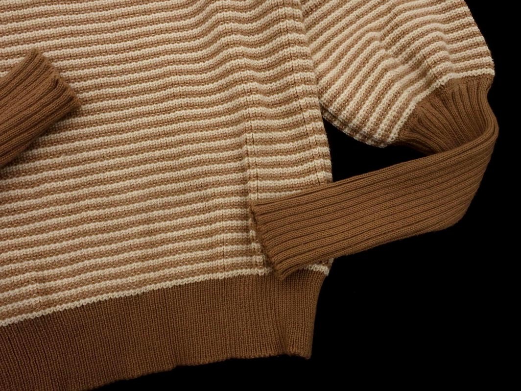 FREE*S MART свободный z mart с высоким воротником окантовка объем рукав вязаный свитер sizeFR/ бежевый *# * fjc9 женский 