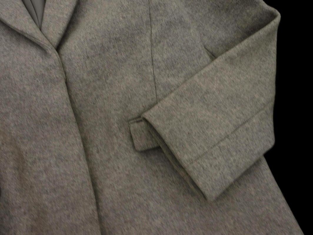 JOURNAL STANDARD relume ジャーナルスタンダードレリューム ウール100% チェスター コート sizeM/グレー ◇■ ☆ fjc9 レディース_画像3