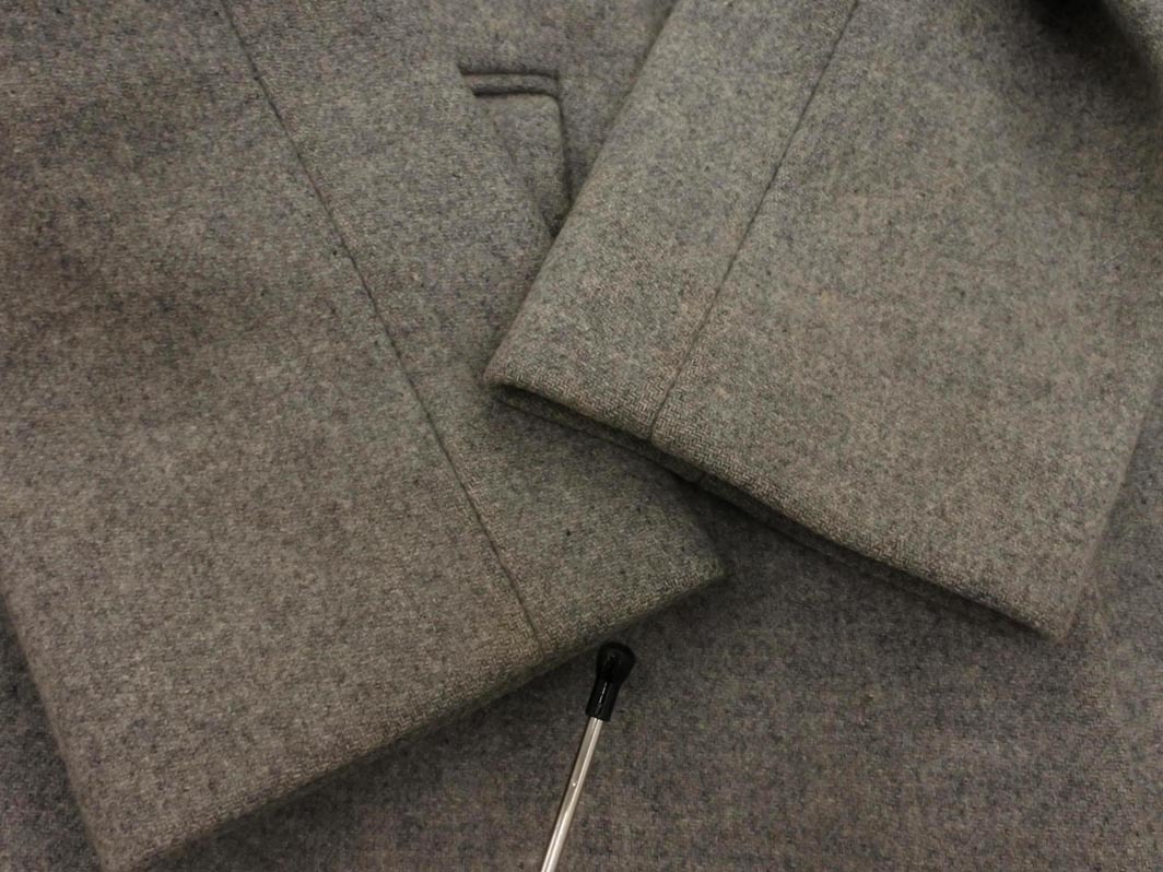 JOURNAL STANDARD relume ジャーナルスタンダードレリューム ウール100% チェスター コート sizeM/グレー ◇■ ☆ fjc9 レディース_画像5