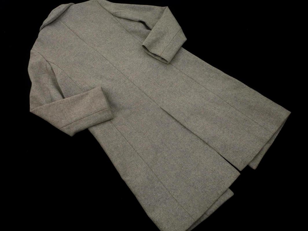 JOURNAL STANDARD relume ジャーナルスタンダードレリューム ウール100% チェスター コート sizeM/グレー ◇■ ☆ fjc9 レディース_画像6