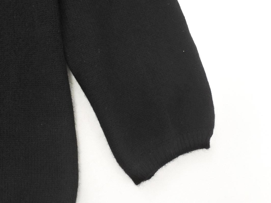 MICHAEL KORS マイケルコース カシミヤ100% ニット ショール カーディガン sizeXS/黒 ◇■ ☆ fjc9 レディース_画像3