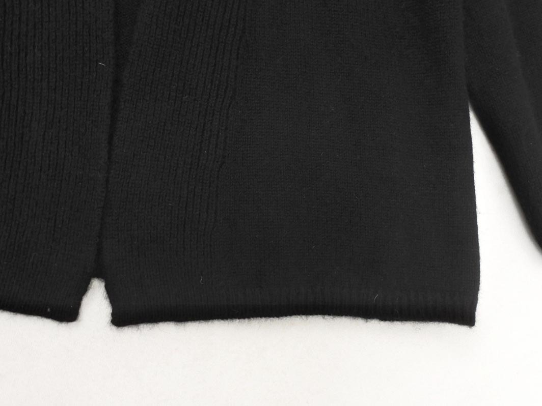 MICHAEL KORS マイケルコース カシミヤ100% ニット ショール カーディガン sizeXS/黒 ◇■ ☆ fjc9 レディース_画像4