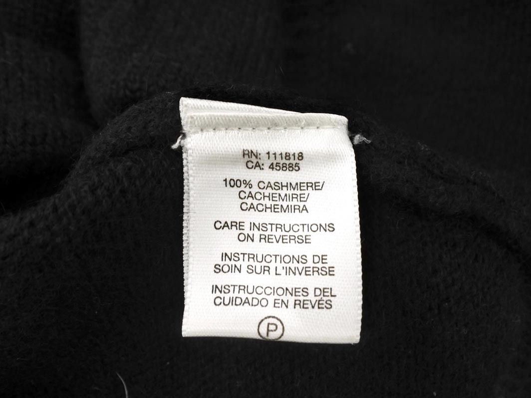 MICHAEL KORS マイケルコース カシミヤ100% ニット ショール カーディガン sizeXS/黒 ◇■ ☆ fjc9 レディース_画像7