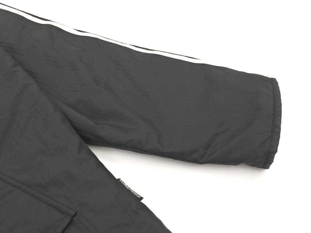 adidas アディダス ロゴ ベンチ コート sizeO/黒 ◆■ ☆ fjc9 メンズ_画像3