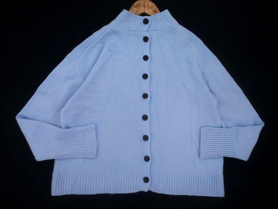 LAUTREAMONT ロートレアモン ウール100% ニット セーター 水色 ◇■ ☆ fjd1 レディース_画像4