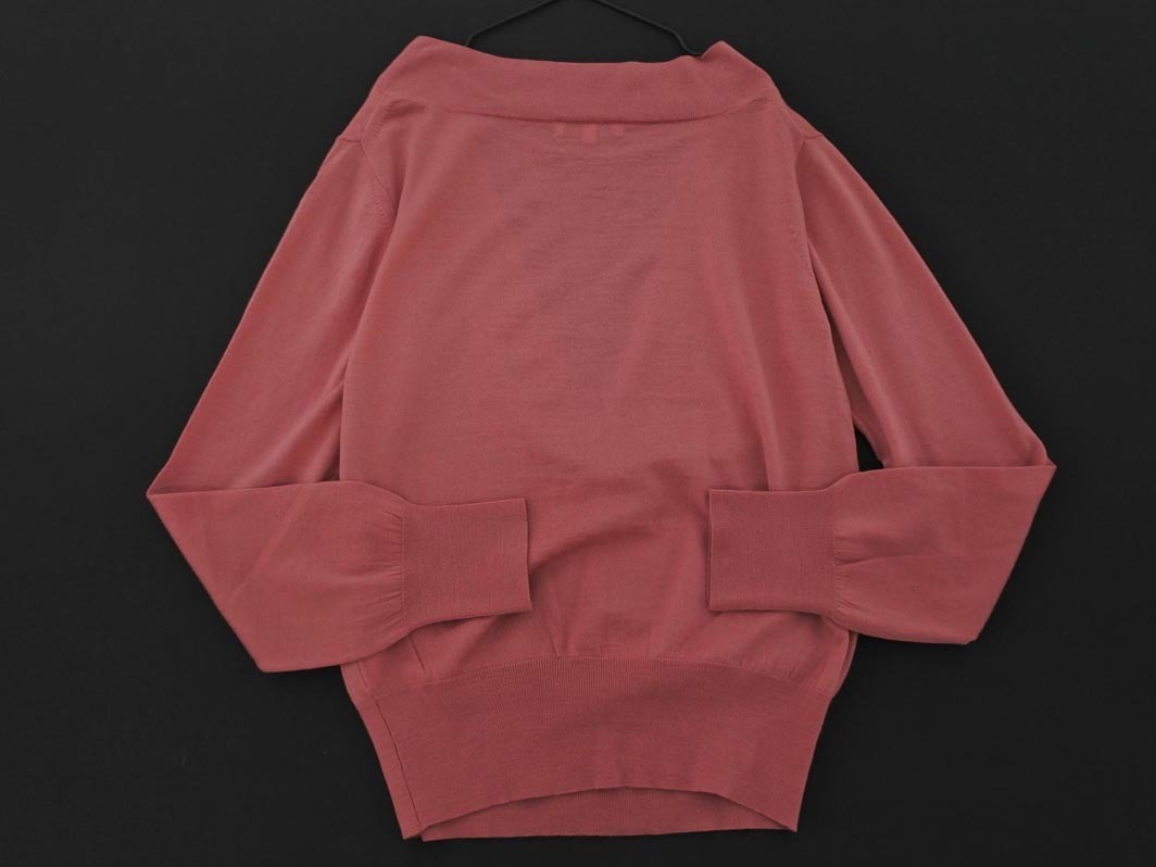 ネコポスOK MICHAEL KORS マイケルコース ウール100% Vネック ニット セーター size4/ラベンダーピンク ◇■ ☆ fjd1 レディース_画像4