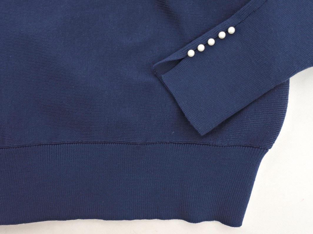 Rope Picnic ロペピクニック ボートネック ドルマン ニット セーター size38/紺 ◇■ ☆ fjd0 レディース_画像2