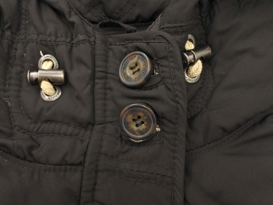 Abercrombie & Fitch アバクロンビー＆フィッチ ダウンベスト sizeS/こげ茶 ◇■ ☆ fjd1 レディース_画像3