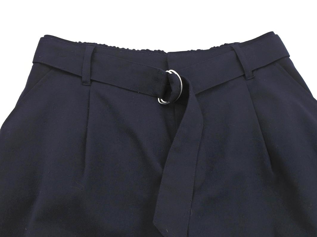 any SiS エニィスィス ベルト 付き ワイド パンツ size1/紺 ■■ ☆ fjd1 レディース_画像3