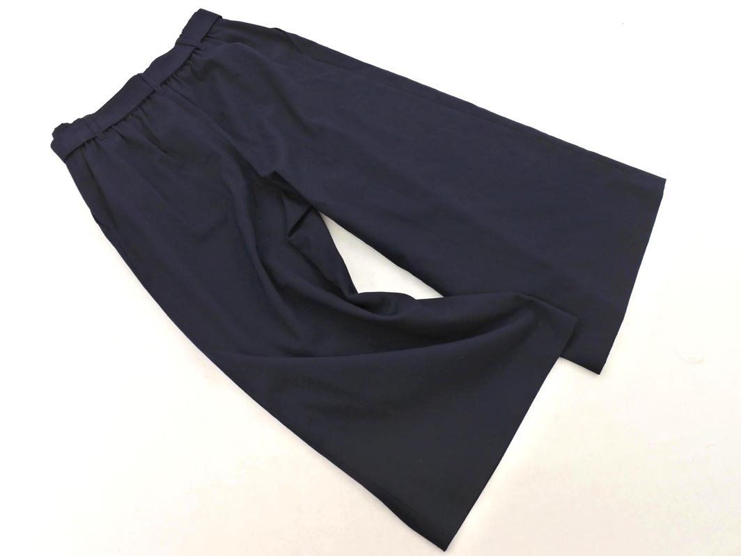 any SiS エニィスィス ベルト 付き ワイド パンツ size1/紺 ■■ ☆ fjd1 レディース_画像4