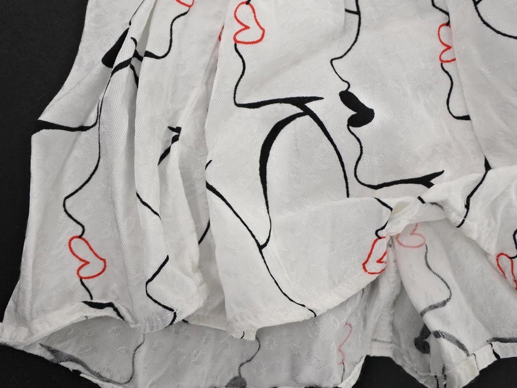 JEANASIS Jeanasis общий рисунок рубашка One-piece sizeF/ белый x чёрный x красный *# * fjd0 женский 