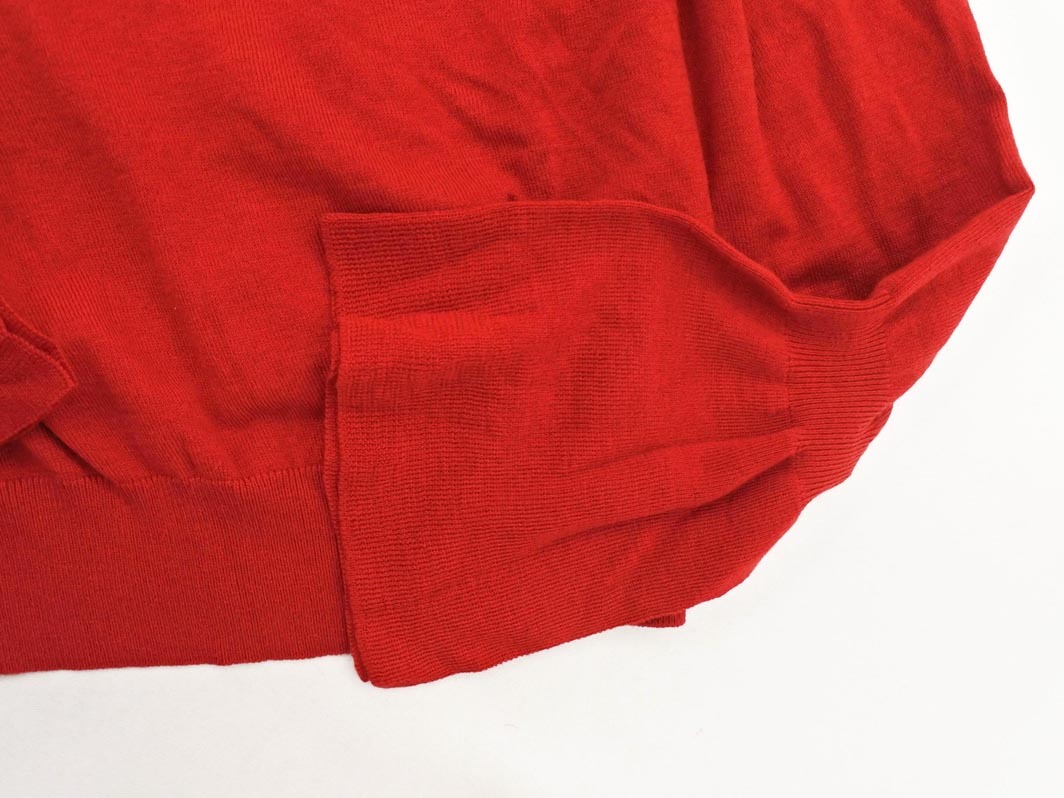 snidel スナイデル Vネック ベルスリーブ ニット セーター sizeF/赤 ◇■ ☆ fjd0 レディース_画像2