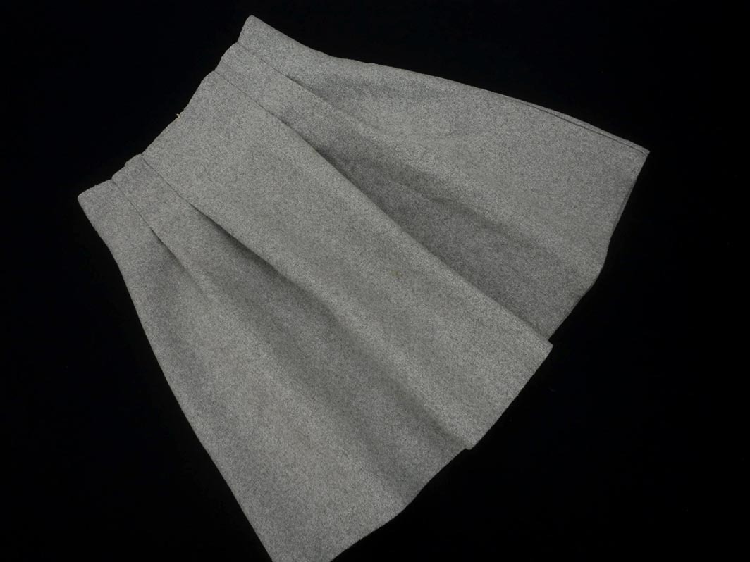 titty&Co. ティティーアンドコー タック Aライン 台形 スカート sizeM/グレー ◇■ ☆ fjd0 レディース_画像1