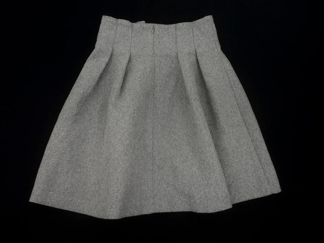 titty&Co. ティティーアンドコー タック Aライン 台形 スカート sizeM/グレー ◇■ ☆ fjd0 レディース_画像6