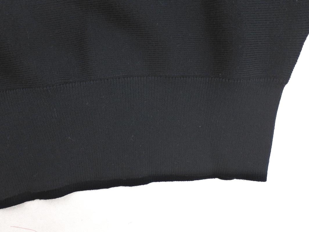 Rope Picnic ロペピクニック パールビーズ ドルマン ニット セーター size40/紺 ◇■ ☆ fjd1 レディース_画像2