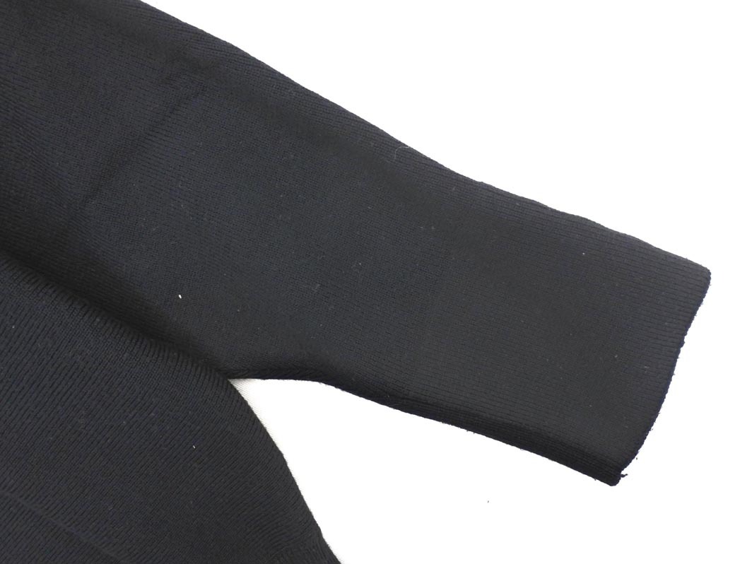 Rope Picnic ロペピクニック パールビーズ ドルマン ニット セーター size40/紺 ◇■ ☆ fjd1 レディース_画像3