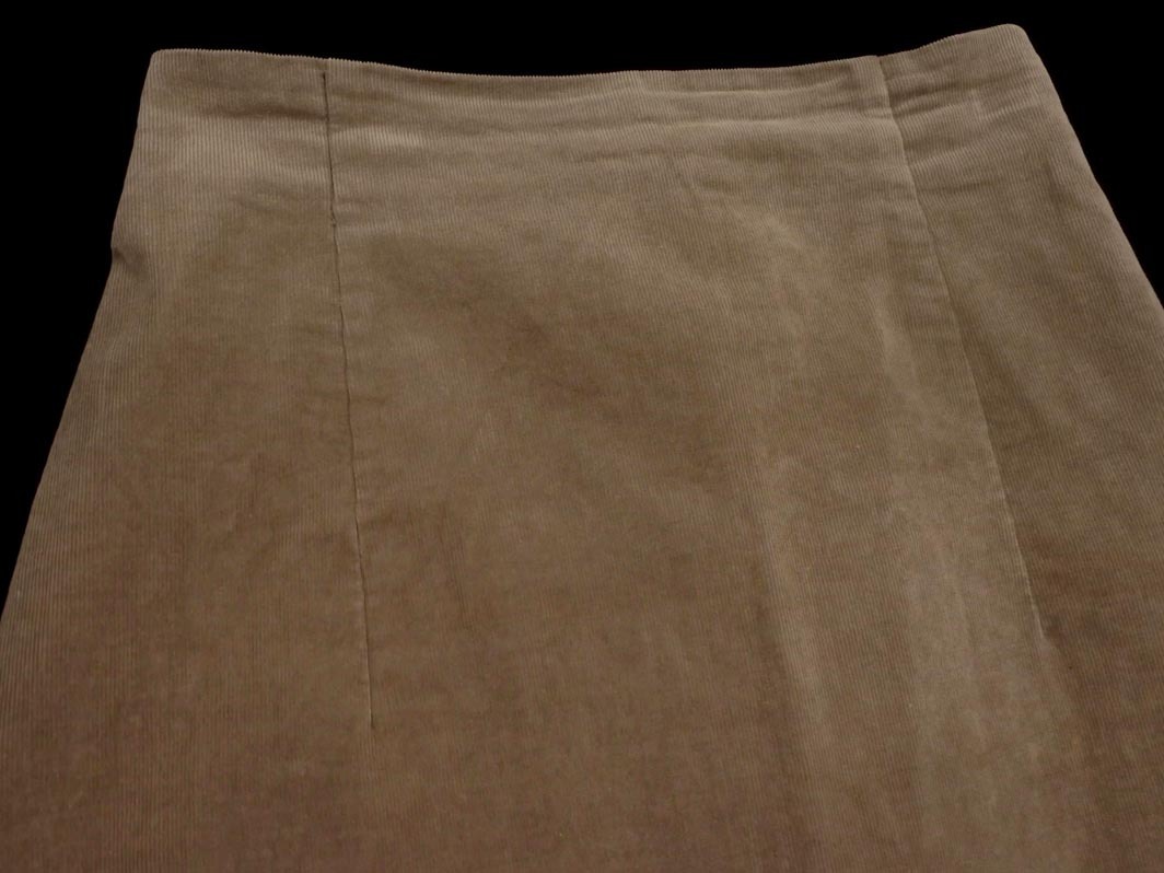 SENSE OF PLACE センスオブプレイス アーバンリサーチ コーデュロイ ロング タイト スカート sizeM/グレージュ ◇■ ☆ fjd1 レディース_画像2