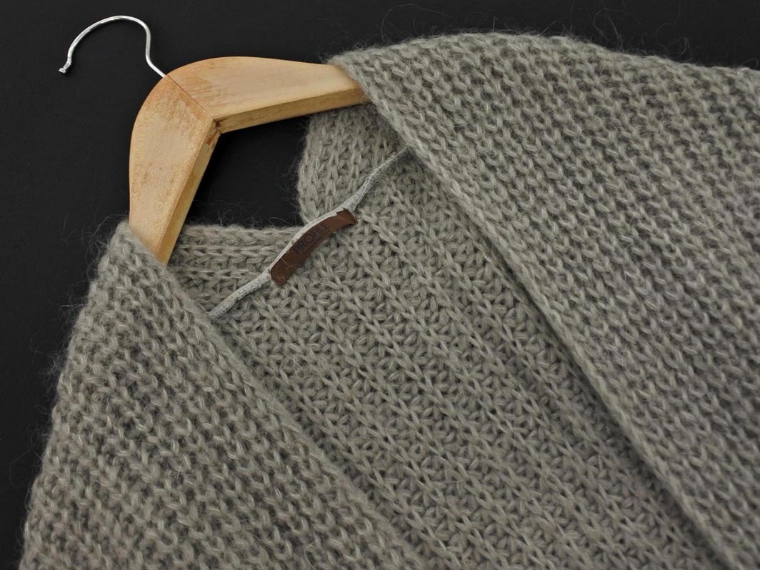 PROFILE profile mo волосы . шаль кардиган size38/ серый *# * fjd0 женский 