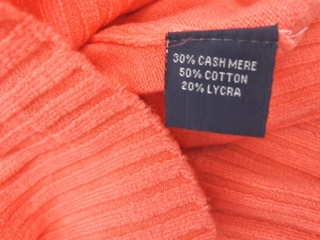 POLO RALPH LAUREN ポロ ラルフローレン カシミヤ混 Vネック ニット セーター ピンク ◇■ ☆ fjd1 レディース_画像4