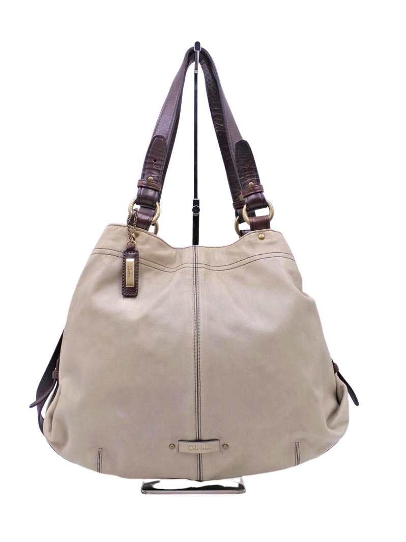 COLE HAAN コールハーン レザー 2WAY トート バッグ ベージュ ■■ ☆ fjb5 レディース_画像1