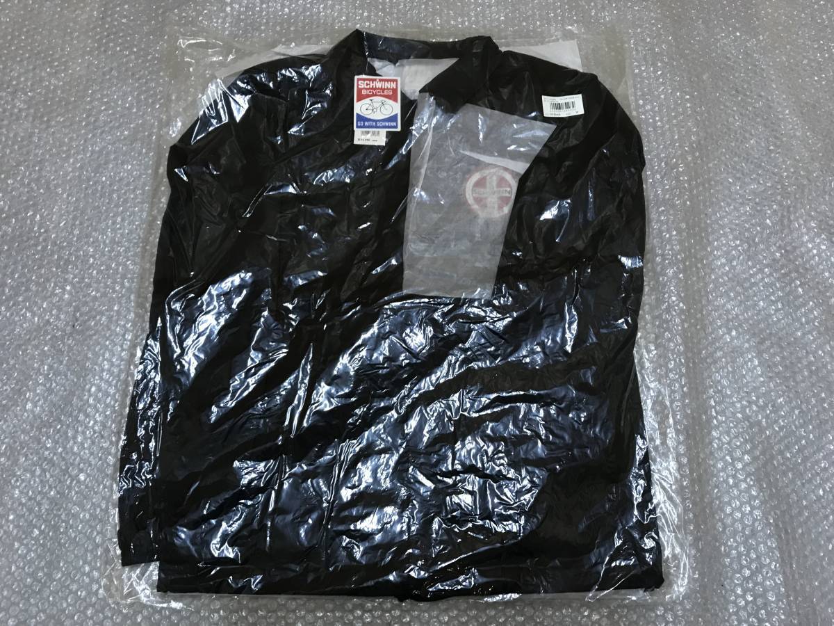 ☆SALE☆ 新品 schwinn シュウィン 米国自転車メーカー コラボ ナイロン コーチジャケット Mサイズ 黒 STING-RAY スティングレイ STINGRAY_画像3