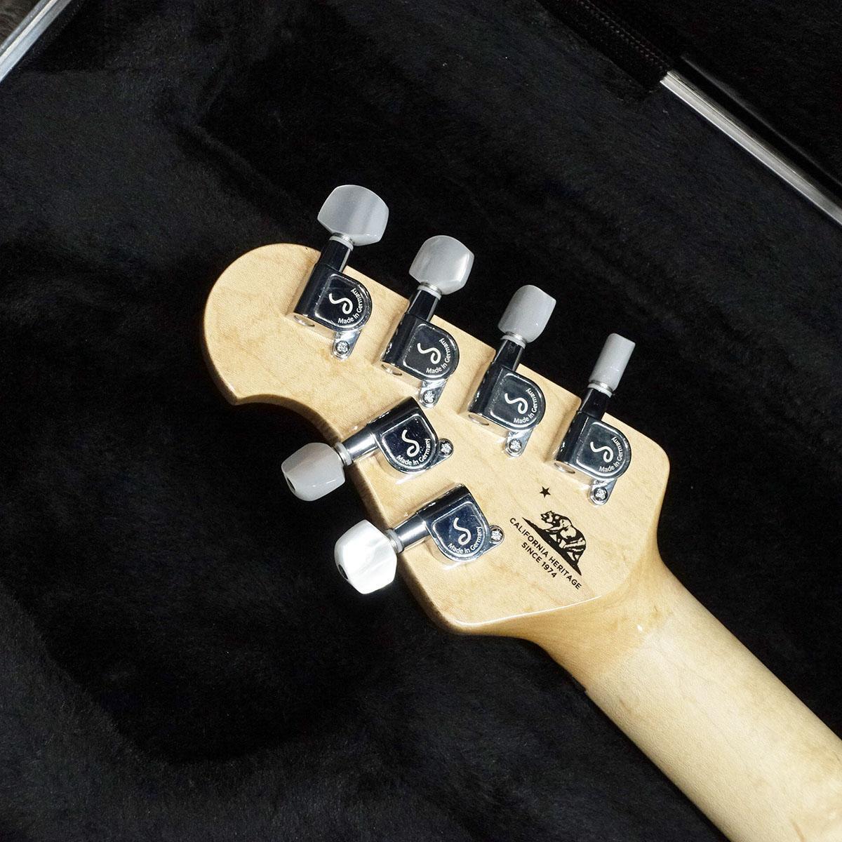 MUSIC MAN KID Limited AXIS Trans Red Quilted Maple Top Matching Head【在庫入れ替え特価!】_画像5