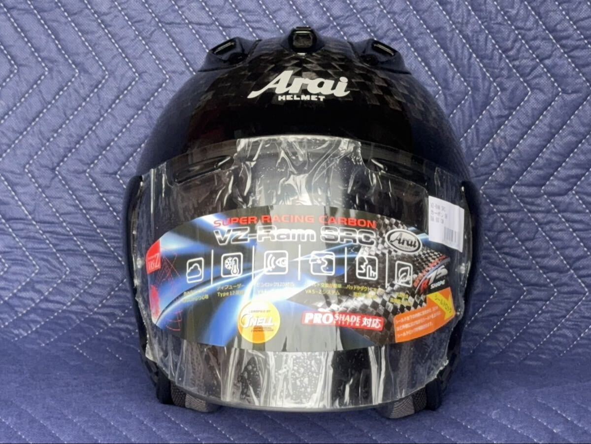Arai アライ VZ-Ram SRC カーボンヘルメット サイズ L 59-60 ジェットヘルメット_画像1