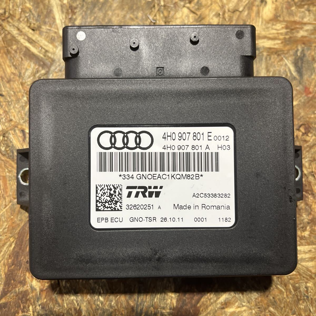 アウディ 純正A6 A7 A8 電動ハンドブレーキコントロール ECU モジュール 4h0907801e_画像1