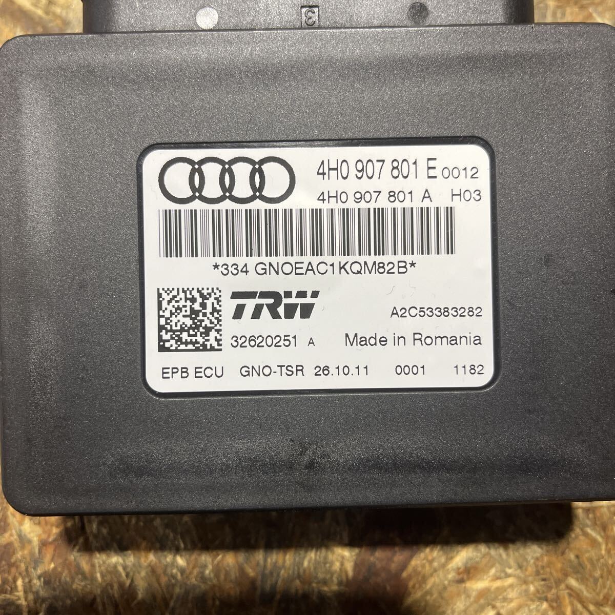 アウディ 純正A6 A7 A8 電動ハンドブレーキコントロール ECU モジュール 4h0907801e_画像2