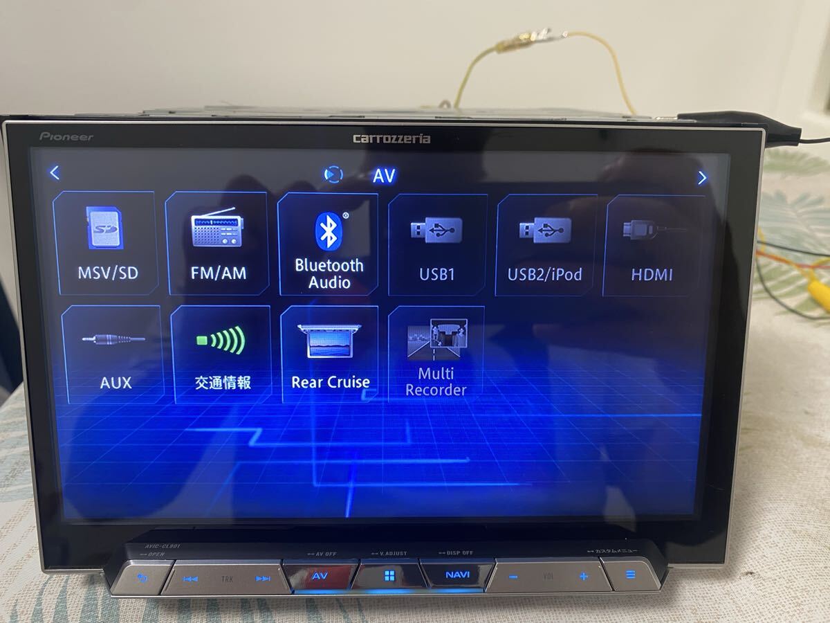 ★carrozzeria カーナビAVIC-CL901 ★地図データ2017年 Pioneer_画像5